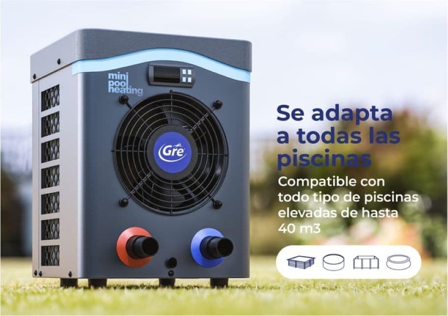 BOMBA DE CALOR MINI HPM40 – Volumen de hasta 40 m³ - Imagen 3