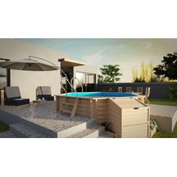 PISCINA 800002 VANILLE 2 – Ø400 x 119 cm - Imagen 1