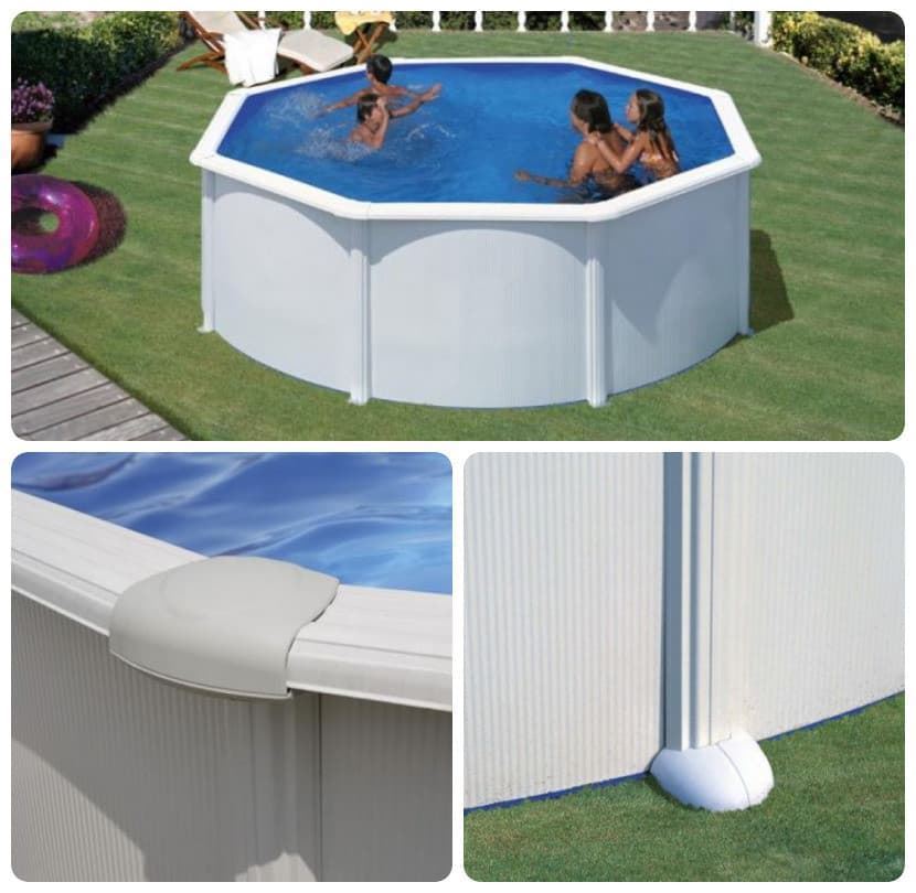 PISCINA ATLANTIS KITPR358 REDONDA 350 x 132CM ALT - Imagen 2