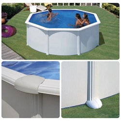 PISCINA ATLANTIS KITPR358 REDONDA 350 x 132CM ALT - Imagen 2