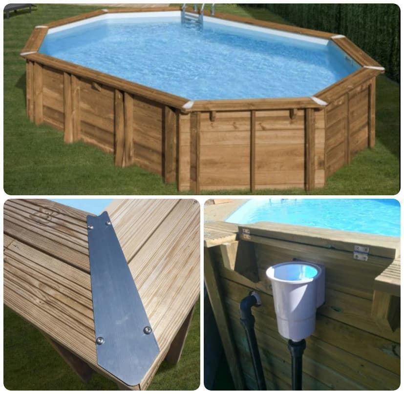 PISCINA AVOCADO 790203 OVALADA 656 x 456 x 131 + REGALO ROBOT LIMPIAFONDOS - Imagen 3