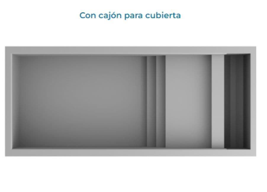 PISCINA BORA BORA 9 (Con cajón) - Imagen 6