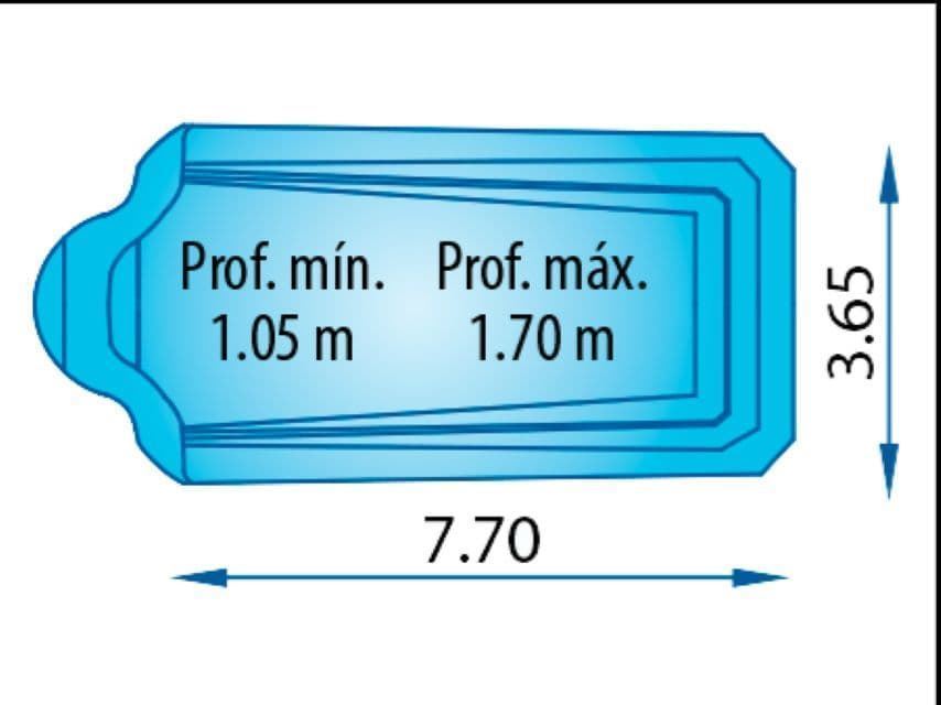 PISCINA CLÁSICA S 770R - Imagen 3