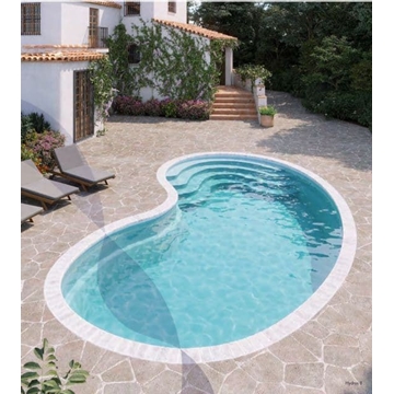 PISCINA CON FORMA DE RIÑÓN HYDRUS 7 - Imagen 1