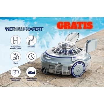 PISCINA HAITI KITPROV10288 OVALADA 1000 x 550 x 132 cm + REGALO ROBOT LIMPIAFONDOS - Imagen 2
