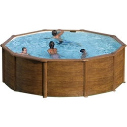 PISCINA MAURITIUS KITPR558WO REDONDA 550 x 132CM ALT(GRE) - Imagen 1