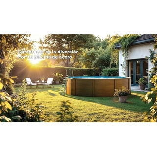 PISCINA MAURITIUS KITPR558WO REDONDA 550 x 132CM ALT(GRE) - Imagen 2