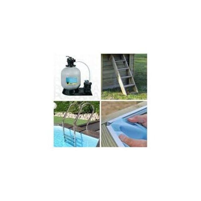 PISCINA  OVALADA 7900862 GRENADE 2 – 436 x 336 x 117 - Imagen 4