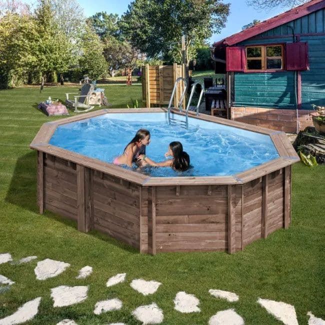 PISCINA OVALADA BAMBÚ KPBOC535 – 535 x 335 x 130 cm - Imagen 1