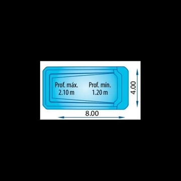 PISCINA RECTANGULAR EVASIÓN - Imagen 2