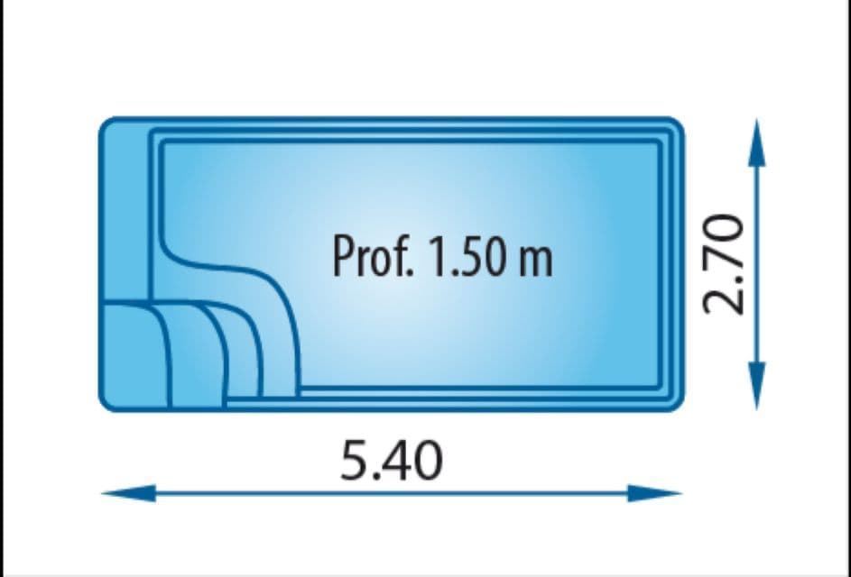 PISCINA RECTANGULAR STAR 5 - Imagen 2