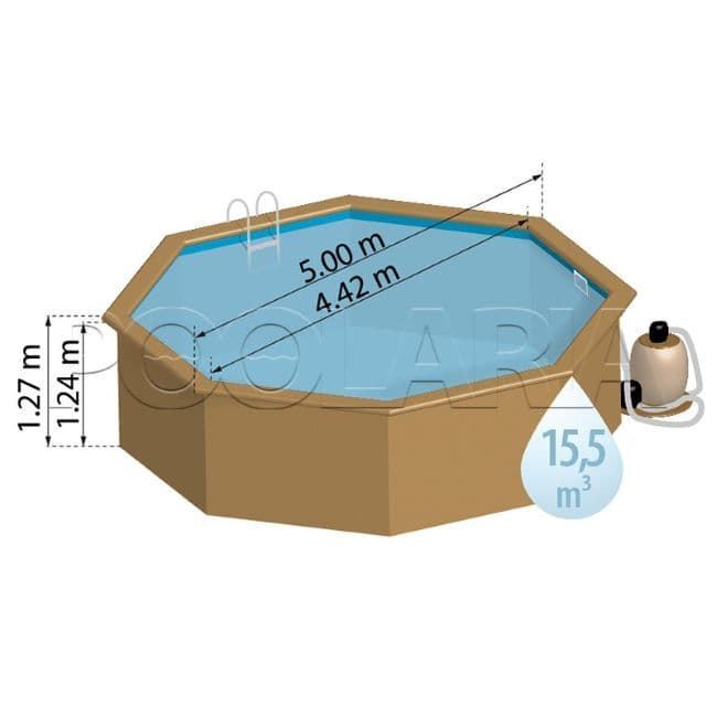 PISCINA REDONDA 800003 VIOLETTE 2 – Ø500 x 127 cm - Imagen 3