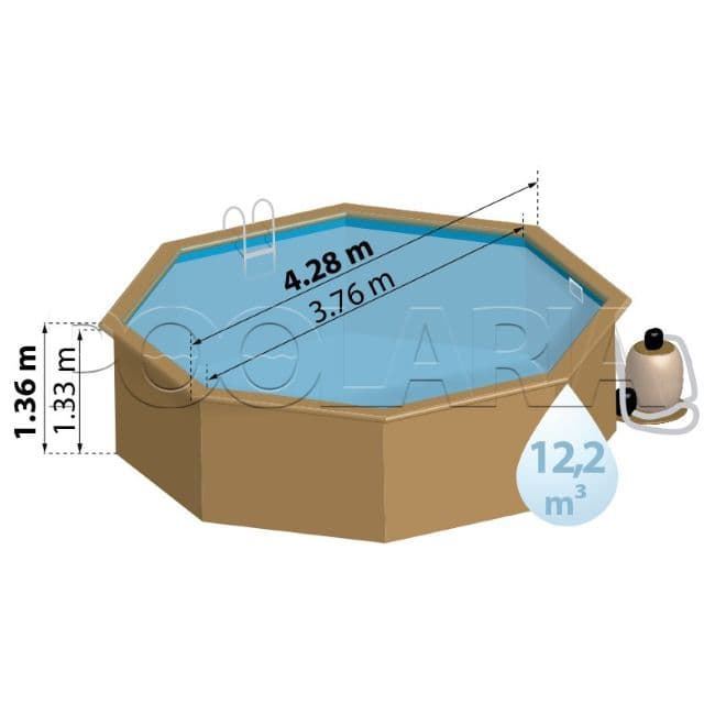 PISCINA REDONDA VASTO 790302 – Ø428 x 136 cm - Imagen 3