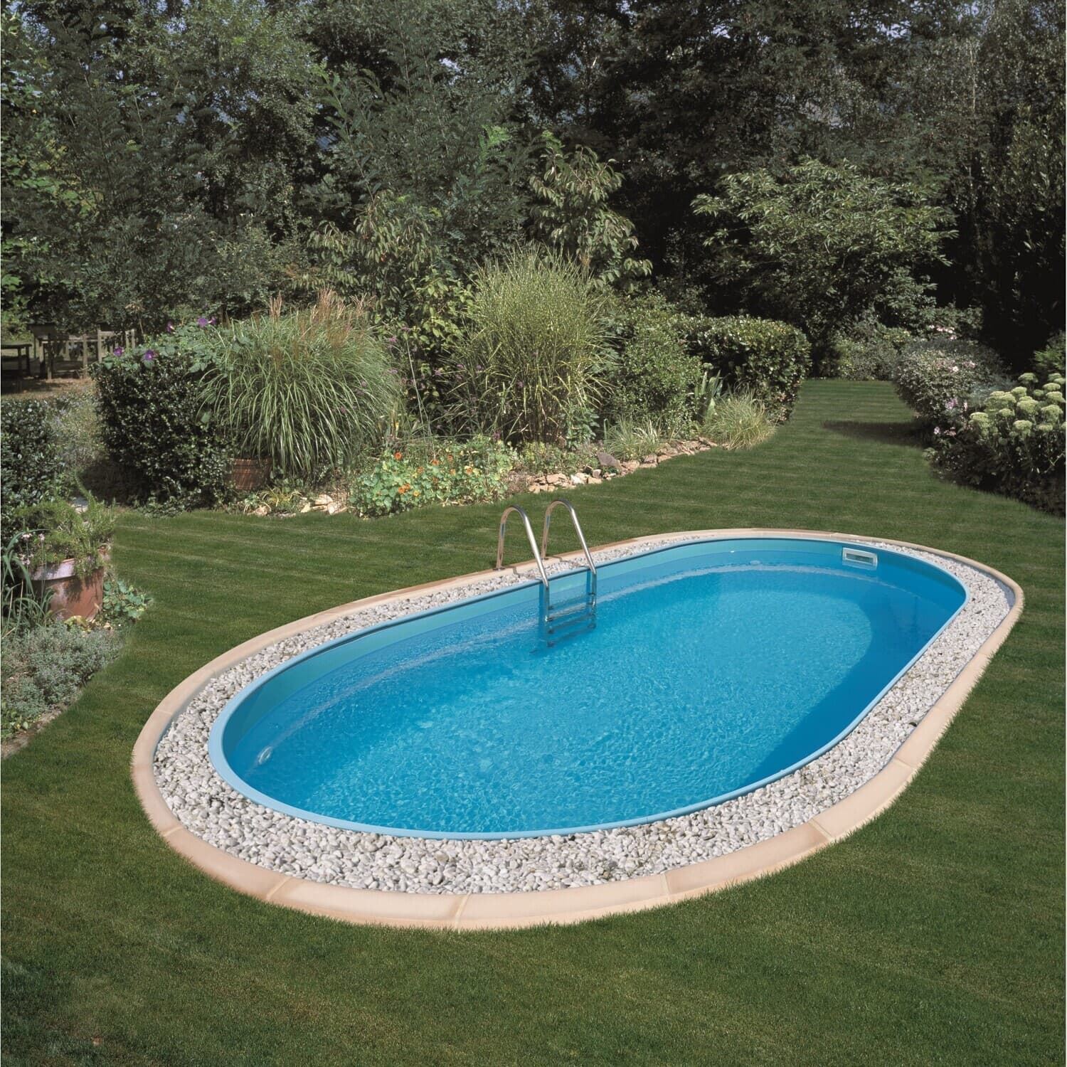 PISCINA SERIE MADAGASCAR KPEOV7059 OVALADA 700X320X150 + REGALO ROBOT LIMPIAFONDOS - Imagen 5