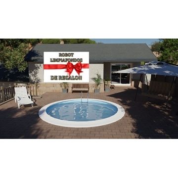 PISCINA SERIE SUMATRA KPE4227 REDONDA 420X120 + REGALO ROBOT LIMPIAFONDOS - Imagen 1