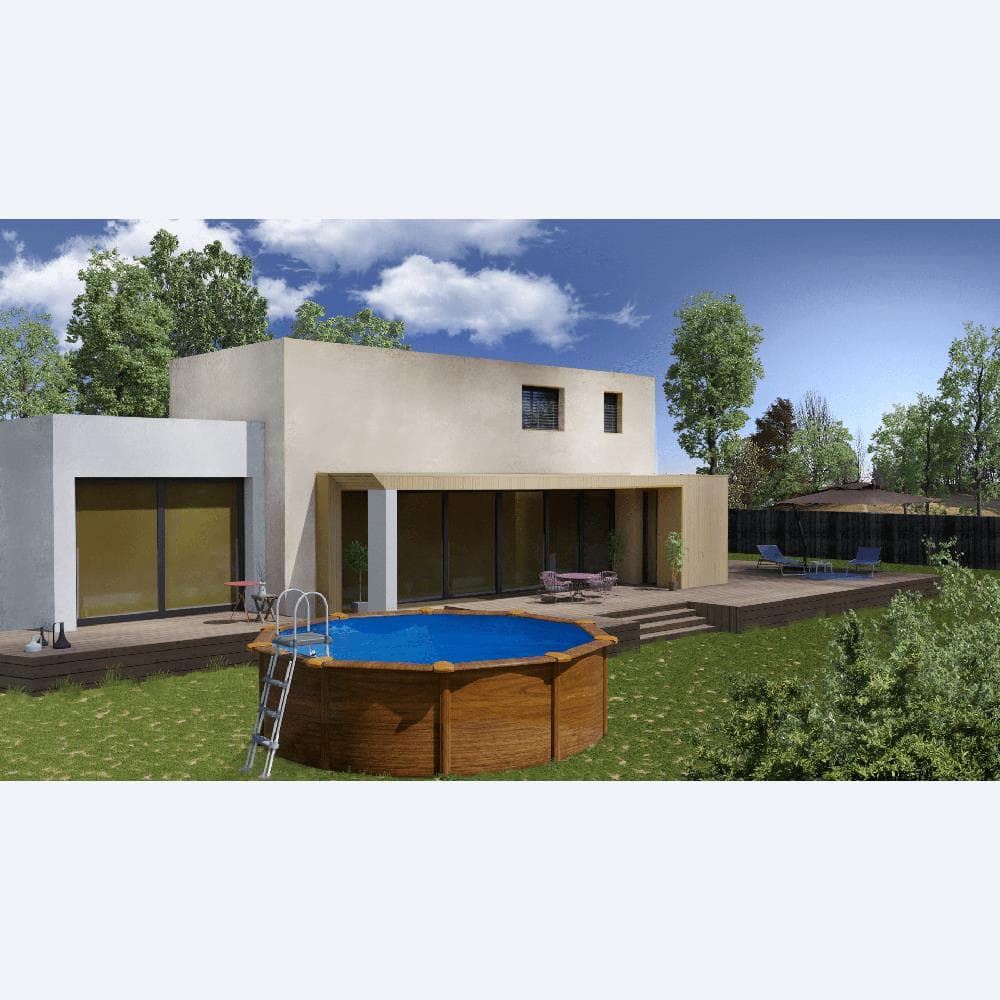 PISCINA SICILIA KITPR303W Ø300 x 120 cm - Imagen 1