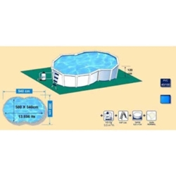 PISCINA VARADERO KITPROV4870 500 x 340 x 120 cm - Imagen 2